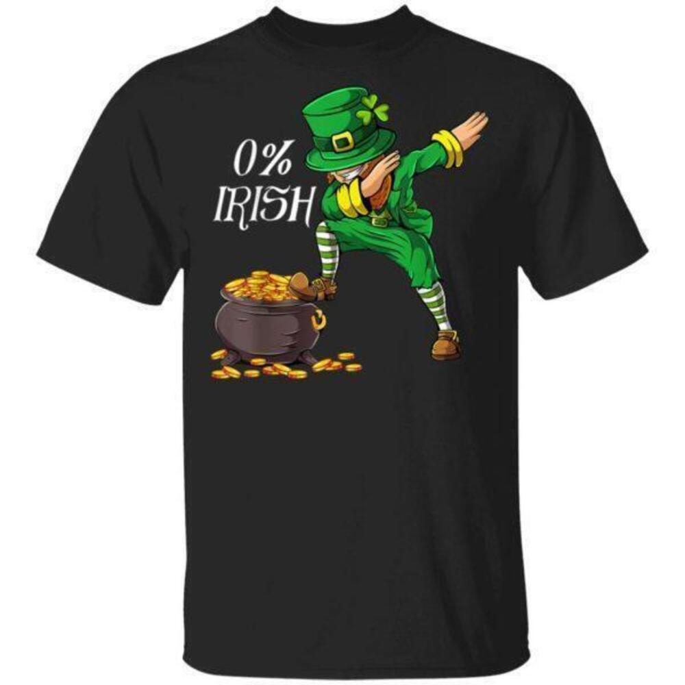 Irish Funny Saint Patricks Day Leprechaun Dabbing Dance Shirt